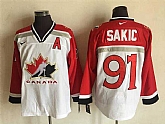 Team Canada Olympic #91 Sakic White Nike Stitched NHL Jersey,baseball caps,new era cap wholesale,wholesale hats